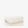 Bolso de mano Emmie de encaje de jimmy choo en color marfil Bolso de mano Emmie de encaje de jimmy choo en color marfil