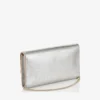 Bolso de mano Emmie de piel con purpurina color champán Bolso de mano Emmie de piel con purpurina color champán