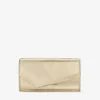 Bolso de mano Emmie de tela dorada espejada Bolso de mano Emmie de tela dorada espejada