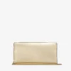 Bolso de mano Emmie de tela dorada espejada Bolso de mano Emmie de tela dorada espejada