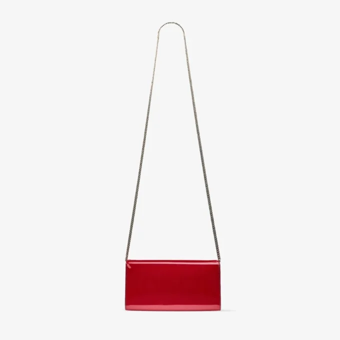 Bolso de mano Emmie en charol rojo rubí Bolso de mano Emmie en charol rojo rubí