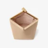 Bolso de mano Ganache de piel napa color chai Bolso de mano Ganache de piel napa color chai