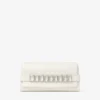 Bolso de mano Kya de piel napa color latte Bolso de mano Kya de piel napa color latte