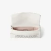 Bolso de mano Kya de piel napa color latte Bolso de mano Kya de piel napa color latte