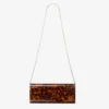 Bolso de mano Sweetie de acrílico con acabado carey