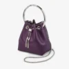 Bolso de satén Bon Bon Winter Bloom con brazalete metálico Bolso de satén Bon Bon Winter Bloom con brazalete metálico