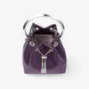 Bolso de satén Bon Bon Winter Bloom con brazalete metálico Bolso de satén Bon Bon Winter Bloom con brazalete metálico
