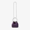 Bolso de satén Bon Bon Winter Bloom con brazalete metálico Bolso de satén Bon Bon Winter Bloom con brazalete metálico