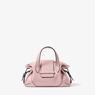 Bolso de viaje Bar Holdall pequeño Bolso de viaje de cuero rosa Biker