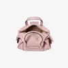 Bolso de viaje Bar Holdall pequeño Bolso de viaje de cuero rosa Biker