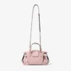 Bolso de viaje Bar Holdall pequeño Bolso de viaje de cuero rosa Biker