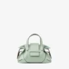 Bolso de viaje Bar Holdall pequeño Bolso de viaje de cuero Verde Biker Bolso de viaje Bar Holdall pequeño Bolso de viaje de cuero Verde Biker