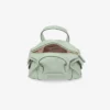 Bolso de viaje Bar Holdall pequeño Bolso de viaje de cuero Verde Biker Bolso de viaje Bar Holdall pequeño Bolso de viaje de cuero Verde Biker