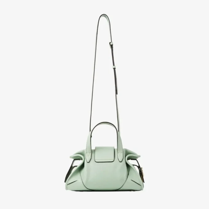 Bolso de viaje Bar Holdall pequeño Bolso de viaje de cuero Verde Biker Bolso de viaje Bar Holdall pequeño Bolso de viaje de cuero Verde Biker