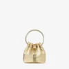 Bolso mini Bon Bon de napa metalizada dorada Bolso mini Bon Bon de napa metalizada dorada