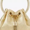 Bolso mini Bon Bon de napa metalizada dorada Bolso mini Bon Bon de napa metalizada dorada