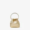Bolso mini Bon Bon de napa metalizada dorada Bolso mini Bon Bon de napa metalizada dorada