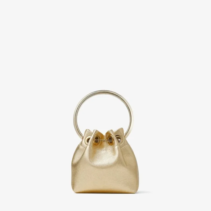 Bolso mini Bon Bon de napa metalizada dorada Bolso mini Bon Bon de napa metalizada dorada