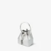 Bolso mini Bon Bon de napa metalizada plateada Bolso mini Bon Bon de napa metalizada plateada