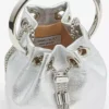 Bolso mini Bon Bon de napa metalizada plateada Bolso mini Bon Bon de napa metalizada plateada