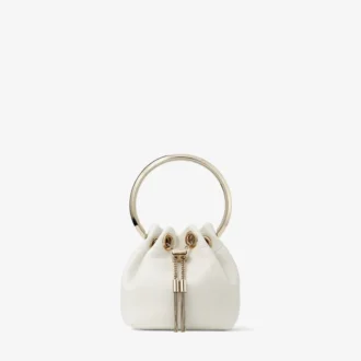 Bolso mini Micro Bon Bon de napa lisa color latte