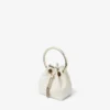 Bolso mini Micro Bon Bon de napa lisa color latte