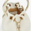 Bolso mini Micro Bon Bon de napa lisa color latte