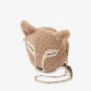 Bolso mini Soft Fox Bolso mini Fox de piel de oveja color toffee