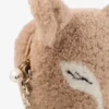 Bolso mini Soft Fox Bolso mini Fox de piel de oveja color toffee