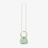 Bolso mini tipo cubo Micro Bon Bon de satén verde y encaje jimmy choo Bolso mini tipo cubo Micro Bon Bon de satén verde y encaje jimmy choo
