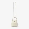 Bolso tipo cubo Bon Bon Natural con asa metálica Bolso tipo cubo Bon Bon Natural con asa metálica