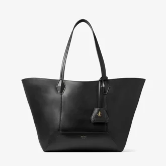 Bolso tote Diamond mediano de piel de becerro negro