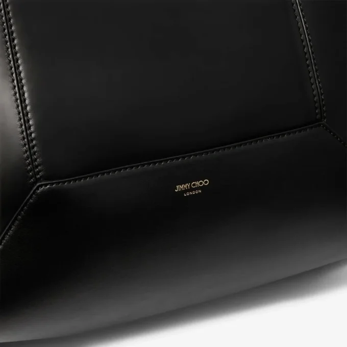 Bolso tote Diamond mediano de piel de becerro negro Bolso tote Diamond mediano de piel de becerro negro