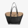 Bolso tote Diamond mediano de piel de becerro negro Bolso tote Diamond mediano de piel de becerro negro