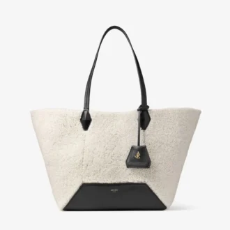 Bolso tote Diamond mediano de piel de oveja natural