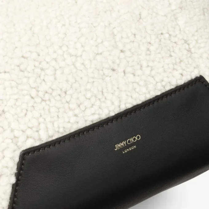 Bolso tote Diamond mediano de piel de oveja natural