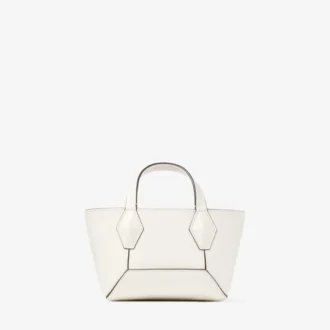 Bolso tote Diamond Mini Bolso tote mini de piel color café con leche