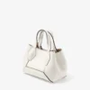 Bolso tote Diamond Mini Bolso tote mini de piel color café con leche