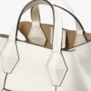 Bolso tote Diamond Mini Bolso tote mini de piel color café con leche
