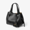 Bolso tote Diamond pequeño de piel de becerro negro Bolso tote Diamond pequeño de piel de becerro negro