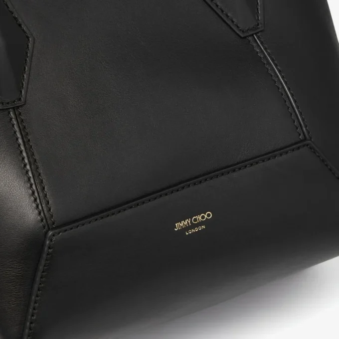 Bolso tote Diamond pequeño de piel de becerro negro Bolso tote Diamond pequeño de piel de becerro negro