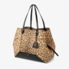 Bolso tote grande Diamond Bolso tote de potro con estampado de leopardo natural Bolso tote grande Diamond Bolso tote de potro con estampado de leopardo natural