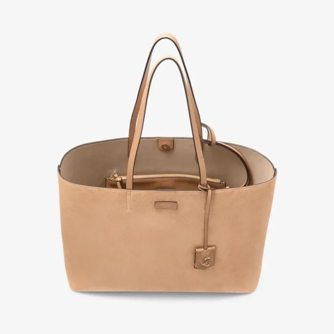 Bolso tote Nine2Five East-West de ante color toffee Bolso tote Nine2Five East-West de ante color toffee