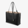 Bolso tote Nine2Five East-West de piel de becerro lisa negra Bolso tote Nine2Five East-West de piel de becerro lisa negra