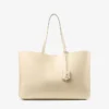 Bolso tote Nine2Five East-West de piel estampada Elaphe en color Buttermilk Bolso tote Nine2Five East-West de piel estampada Elaphe en color Buttermilk