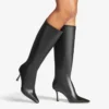 Botas Agathe 85 de piel de becerro negra