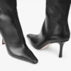 Botas Agathe 85 de piel de becerro negra