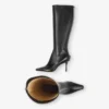 Botas Agathe 85 de piel de becerro negra