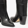 Botas Cece 80 de piel de becerro suave negra Botas Cece 80 de piel de becerro suave negra