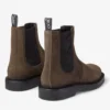 Botas Chelsea Reggie de ante de terciopelo color umbra